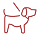 Red dog icon