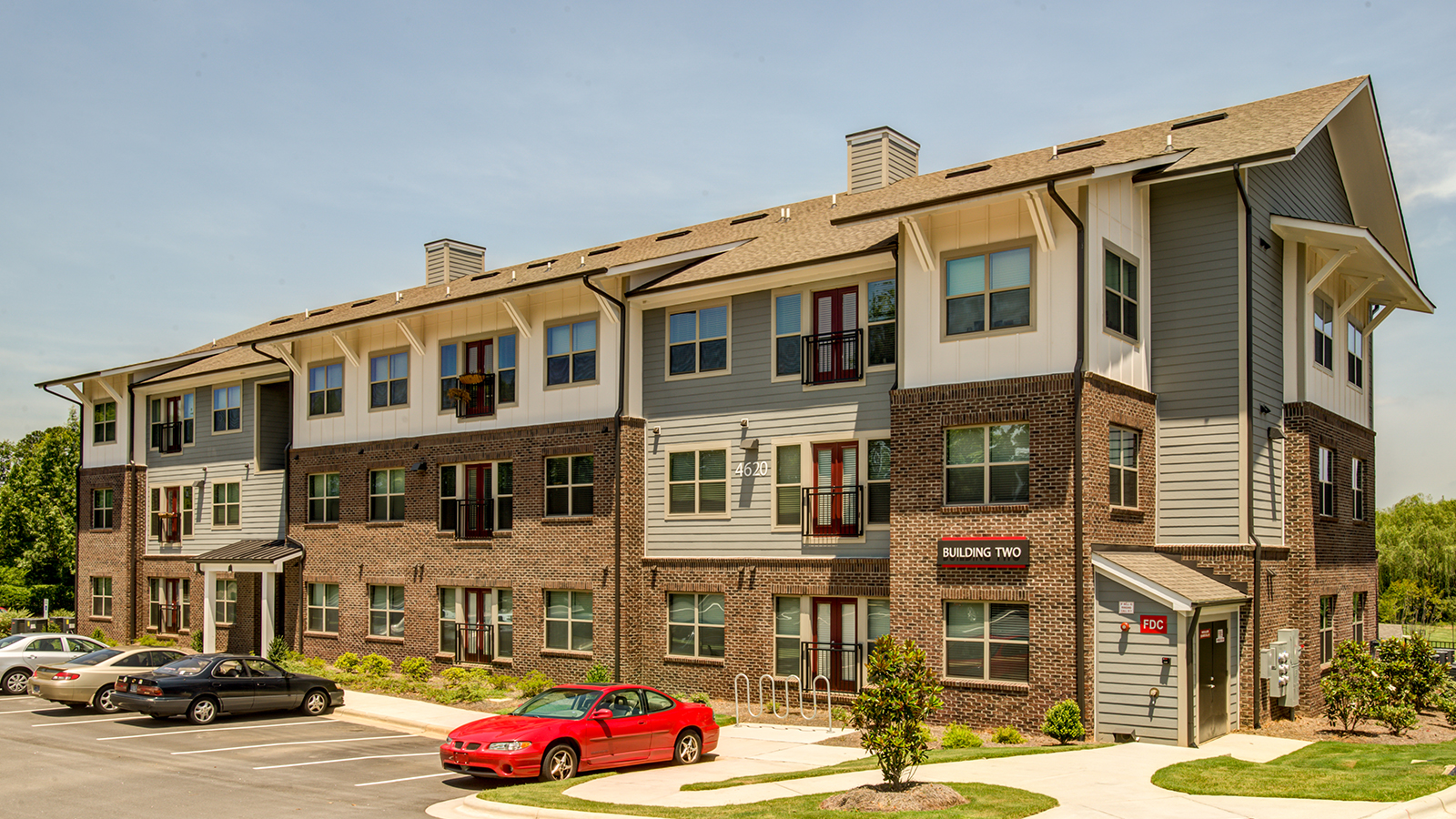 Student housing building exterior